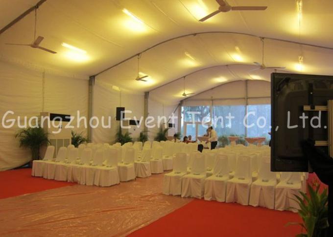 Large Capacity Luxury Wedding Party Tent With Inflatable Roof Cover / Aluminum Door