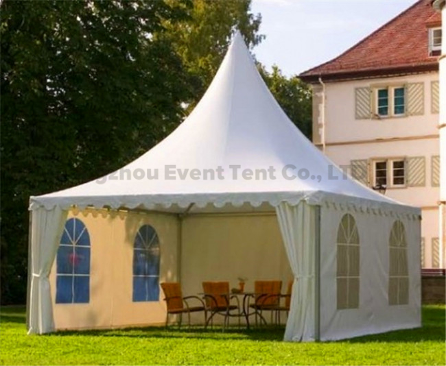 Marquee Garden Party Pagoda Party Tent With Clear Roof glass wall Tear Resistant CE