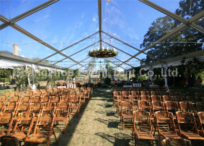 Waterproof  Clear Span Tent Aluminum Frame Structure For Outdoor Restaurant