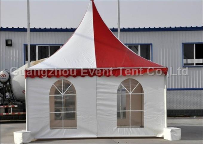 Professional high peak canopy arabic pogada tent 4 x 4m aluminum frame tent