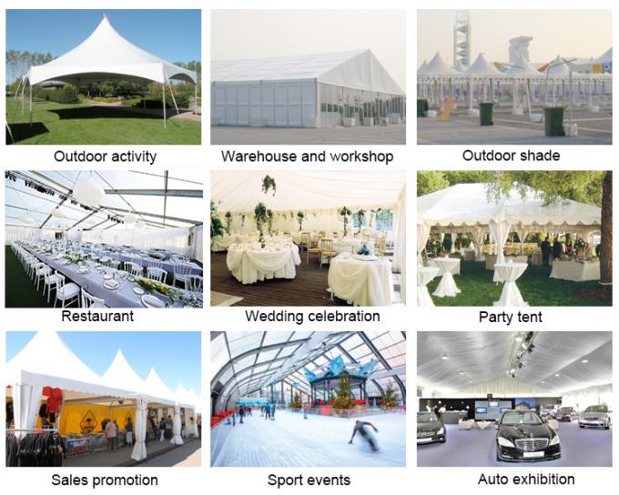 Customized Giant Outdoor Trade Show Tent marquee Color Optional For Exhibition Event