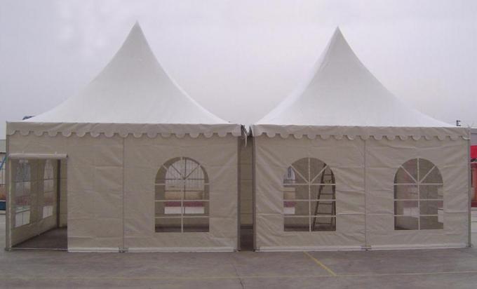 Quick Installation Large Outdoor pagoda Tent With PVC Coated Polyester Fabric Cover