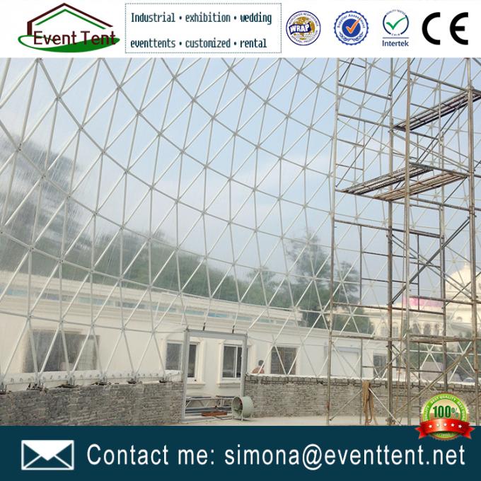Big Luxury Party Tent  40 Diameters Transparent Dome Tent For 500+ People events