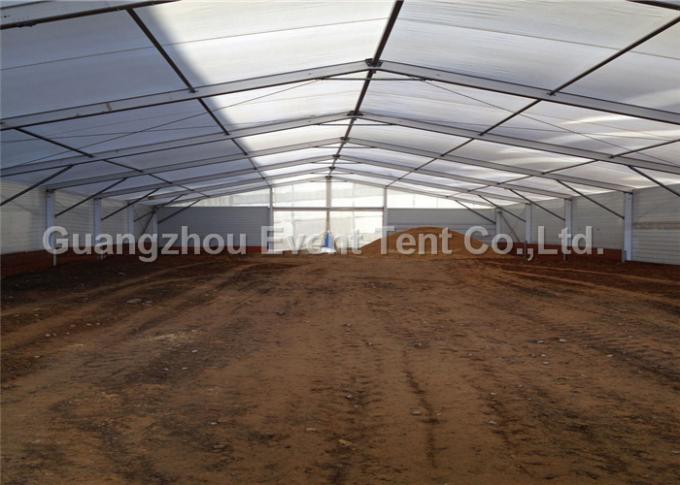 45m advertising luxury waterproof 850gsm pvc fabric outdoor warehouse tents