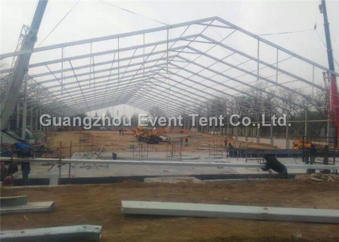 One Stop Outdoor Warehouse Tent aluminum tent With PVC Coated Polyester Fabric