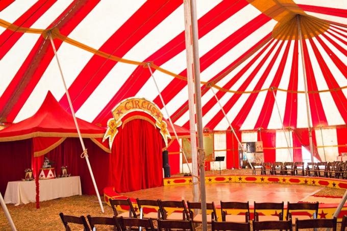 Heavy Steel Frame Custom Events Tents Double PVC Fabric 32m Diameter For Circus Rental