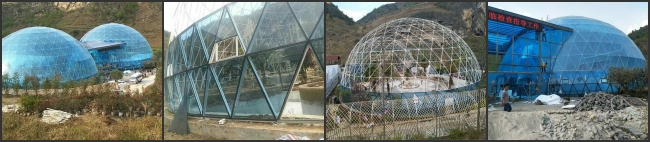 30m Diameter Fiberglass Large Dome Tent House For Party / House Living