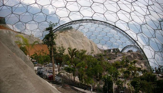 Large Tensile Membrane Structure Geodesic Dome Greenhouse Tent