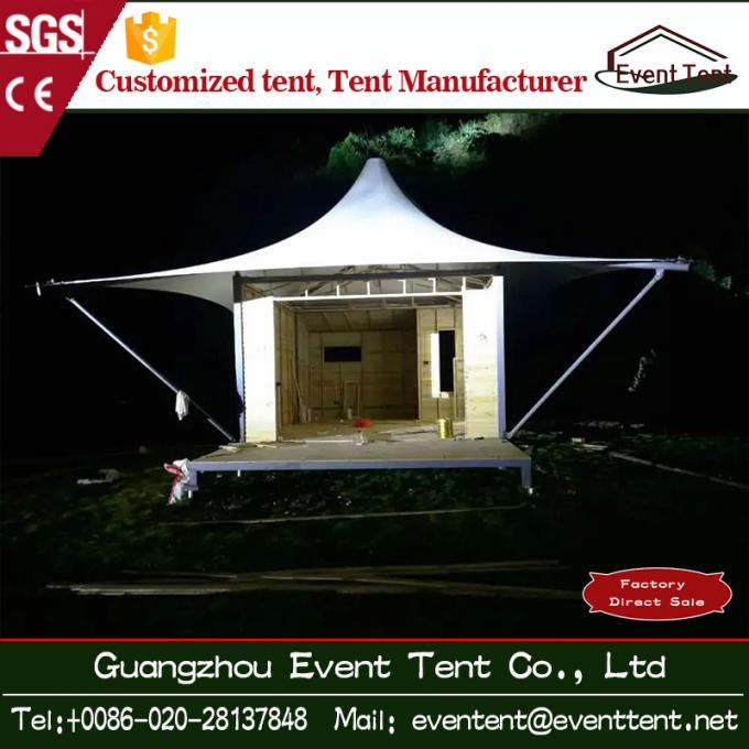 Glass Marquee Prefab Resort House Hotel Outdoor Camping Tents Luxury 5m * 5m