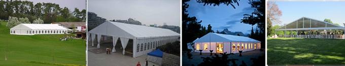 20x50m big Waterproof PVC wedding tent with aluminum frame