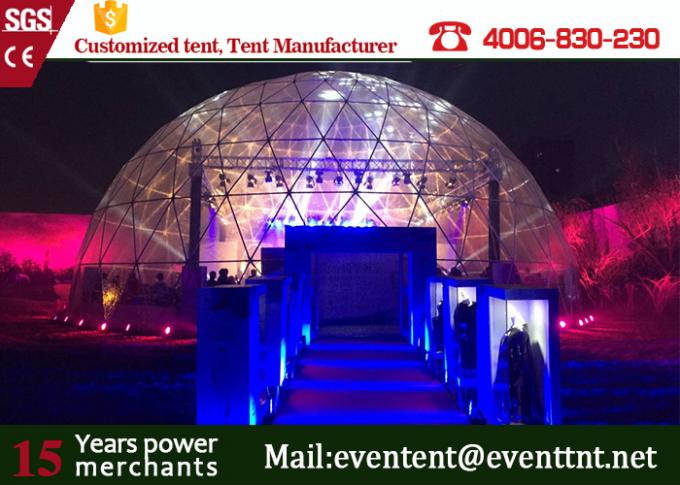 Standard Beautiful Large Dome Tent Marquee 30 Meters Diameter For Carnival