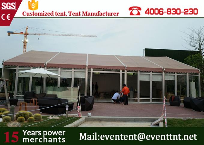 Rot - proof Big Size White Aluminum Large Frame Tent For Party / Events
