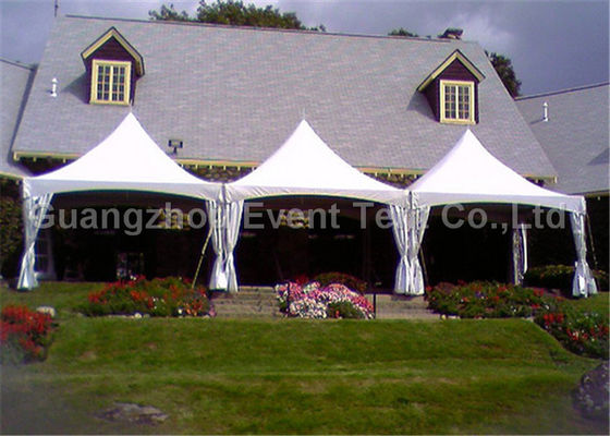 China Pagoda Luxury Pop Up Marquee Tent Pagoda Style White For Family Camping supplier
