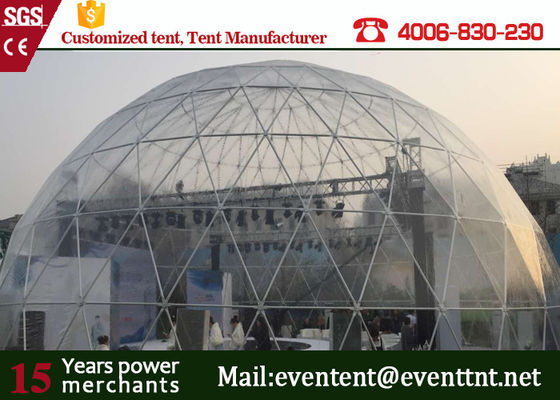 China Mini Beach Dome Tent PVC Cover 18m Diameter / Large Outdoor Canopy Tent  For Wedding supplier