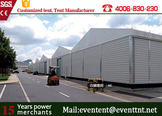 China Aluminum Alloy Material Clear span Outdoor Tent Waterproof 50m For Temporary Storage supplier
