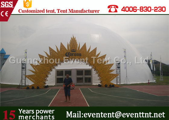 China Temporary insulated structure dome tent, soundproof dome tent camping glamping supplier