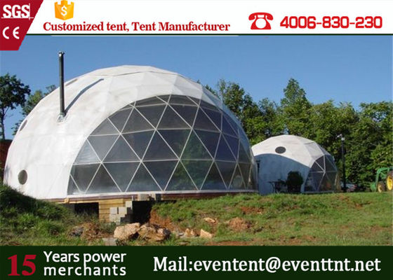 China 35 Meter Diameter Heavy Duty Outdoor Canopy , Lightweight Geodesic Tent For Big Event supplier