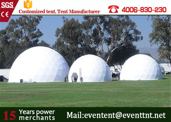 China Custom Amusement Park Big Dome Tent , Metal Geodesic Dome For Sport Center supplier