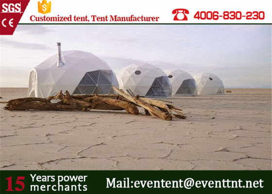 China Customized Heavy Duty steel frame Camping Tents Color Optional With Insulation 6m Dia supplier
