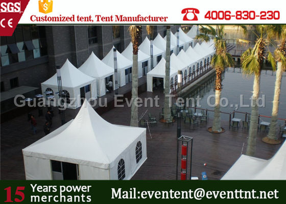 China Marquee Garden Party Pagoda Party Tent With Clear Roof glass wall Tear Resistant CE supplier
