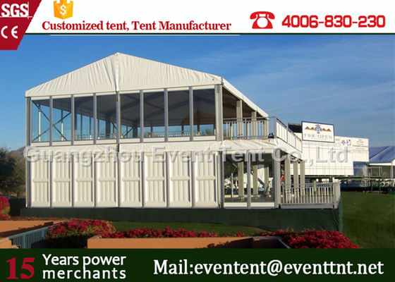 China Double Decker Marquee tent For Wedding , House Shaped Tent Anti UV Easy Assemble supplier
