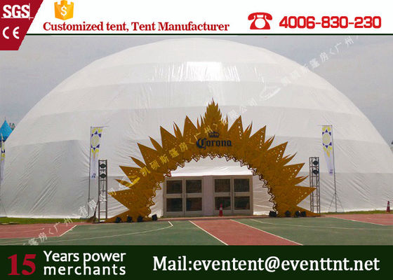 China Outdoor large Geodesic dome white marquee circus tent event tent camping family tent for sale supplier