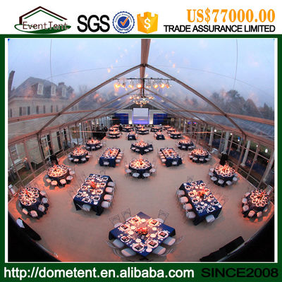 China Huge 20x50m Wedding Party Tent , Windproof Aluminum Frame Event Tent supplier