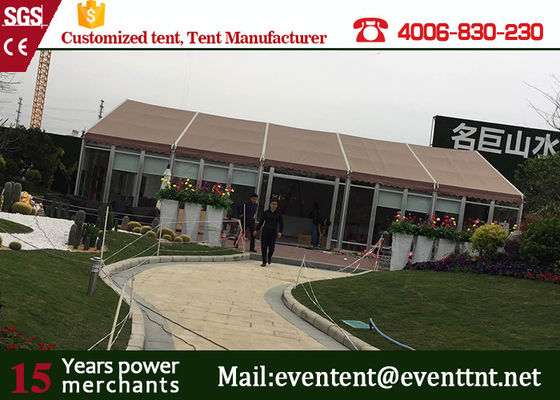 China Rot - proof Big Size White Aluminum Large Frame Tent For Party / Events supplier