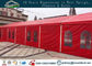 Red color 10x40m aluminum frame pitch roof wedding party tent supplier