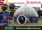 Aluminum Alloy Clear Camping Tent , Transparent Dome Tent From 5m To 40 Diameter supplier