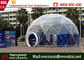 Luxury Wedding Geodesic Dome Tent UV Resistant Outside With Clear Roof supplier