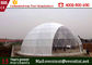 25meters diameter white PVC roof Large Dome Tent for 1000 people supplier