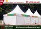 Brand New strong aluminum pagoda party tent house with transparent windows supplier