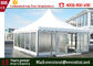 Event prefabricated hotel building special glass pagoda tent for exhibition supplier