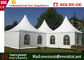 Folding Pagoda Party Tent Inflatable Aluminum Alloy For Luxury Hotel Transparent supplier