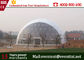 30m Aluminum Alloy Geodesic Dome Greenhouse Kits Waterproof For Concert Event supplier