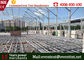 New Design 30m Width Clear Span aluminum Buildings With Glass Wall 800 Sqm Area supplier