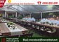 Large Transparent Party Tent With Glass Wall , Clear roof marquee For Wedding SGS supplier