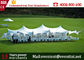 Custom Freeform Stretch Tent With Aluminum Frame Toughened Glass Door supplier