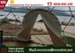 Largest Tent For Camping Bake Finished Steel Pipes Round / Square Shaped Window supplier