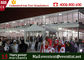 Waterproof Advertising Double Decker Tent 25m With ABS Wall Clear Window supplier