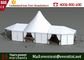 Folding Shade Canopy PVC Fabric , High Peak Frame Tents With Restaurant Seat Cushion supplier