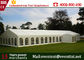 Custom Luxury Large White Wedding Tent , Outside Canopy Tent With Walls Custom Window supplier