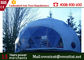 Customized Heavy Duty steel frame Camping Tents Color Optional With Insulation 6m Dia supplier