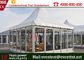 Marquee Garden Party Pagoda Party Tent With Clear Roof glass wall Tear Resistant CE supplier