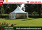 Used Outdoor Tent With Aluminum Profile , Commercial Gazebo Heavy Duty White Square supplier