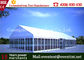 Large Clear Span Wide Custom Event Tents UV Resistant Glass Door For Auto Exhibition supplier