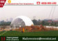 White Cover Customized Luxury Camping Tent European Style For Outdoor Hotel 30m Diameter supplier