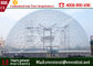 Rain Proof White Geodesic Dome Tent 200 Kg / Sqm Snow Load For 1000 People supplier
