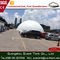 Luxury White Geodesic Dome Tent With 850g / Sqm Double PVC  Fabric supplier